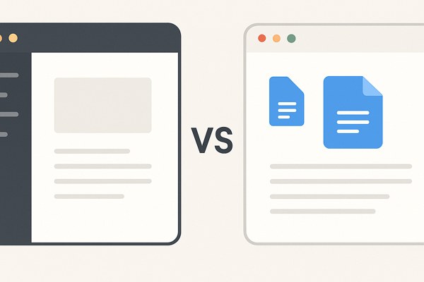 How Scrivener Compares to Google Docs for Long-Form Writers