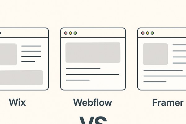Wix vs Webflow vs Framer - Which No-Code Website Builder is Best?